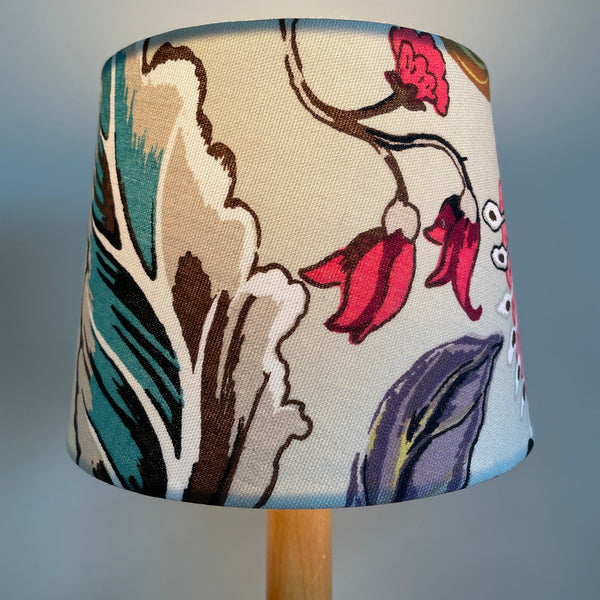 Shades at Grays Lampshades Magenta floral lampshade handcrafted lighting made in new zealand