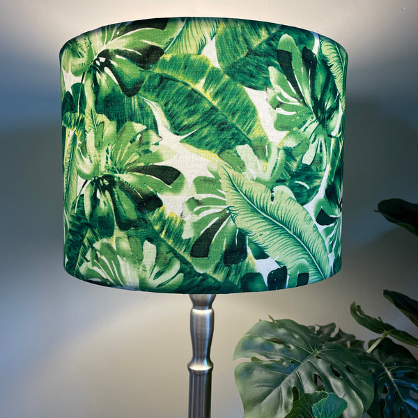 Shades at Grays Lampshades Hothouse leaves lampshade handcrafted lighting made in new zealand