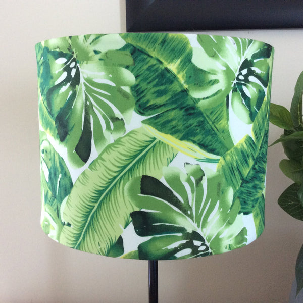 Shades at Grays Lampshades Hothouse leaves lampshade handcrafted lighting made in new zealand