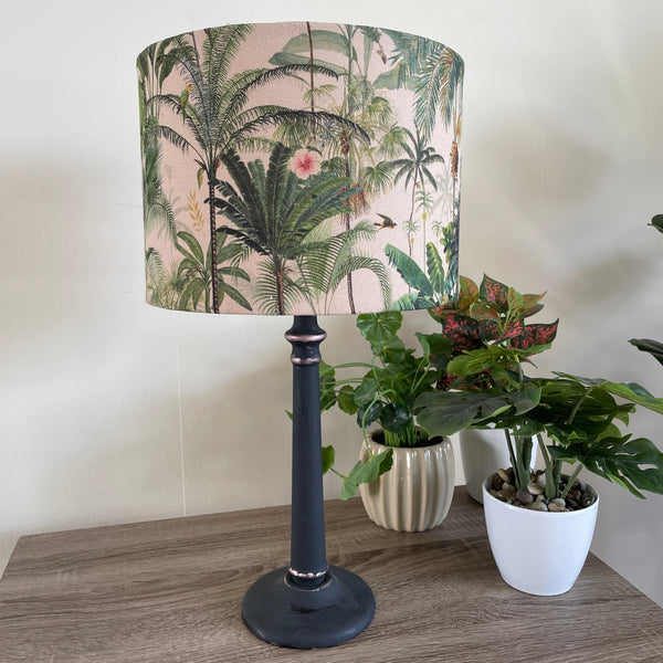 Shades at Grays Lampshades Jungle palm trees lampshade handcrafted lighting made in new zealand