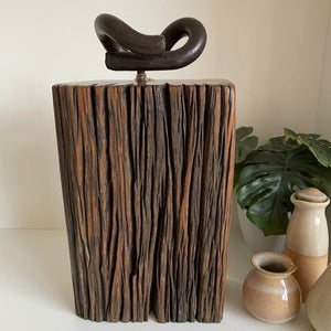 Shades at Grays Keep Me Posts Timber Door Stop, Railway Sleeper #64 handcrafted lighting made in new zealand