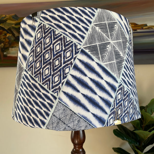 Large hand crafted lamp shade, made in NZ by Shades at Grays