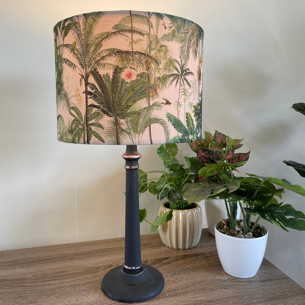 Shades at Grays Lampshades Jungle palm trees lampshade handcrafted lighting made in new zealand