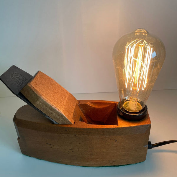 Shades at Grays Edison Lamp Edison Timber Table Lamp - Wood plane series #46 Timber Table Lamp | Handcrafted | Unique design handcrafted lighting made in new zealand