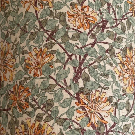 Close up of William Morris fabric