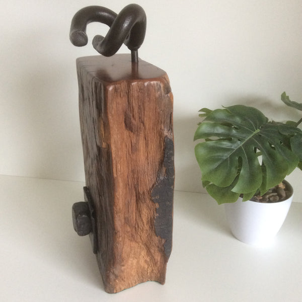 Wharf timber door stop side view